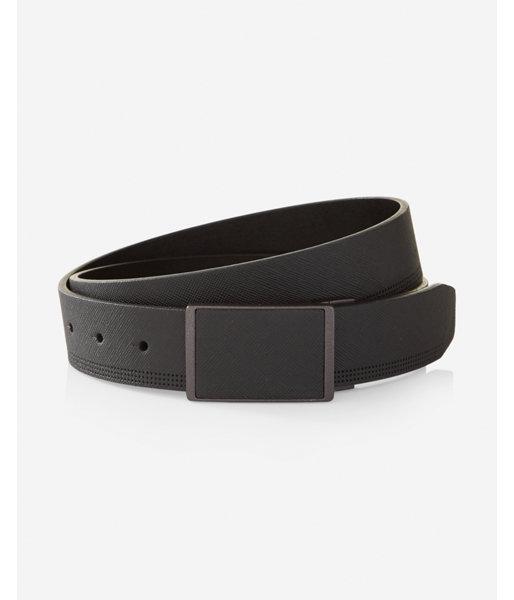 Express Textured Dot Plaque Belt