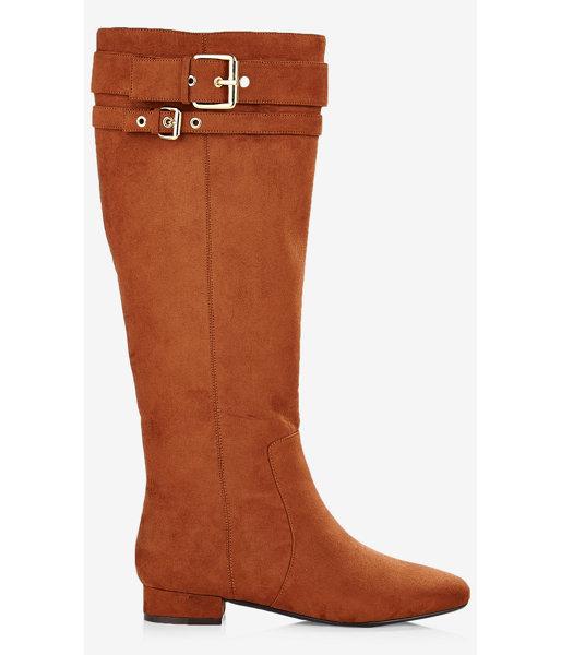 Express Women's Shoes Nutmeg Faux Suede
