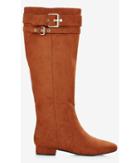 Express Women's Shoes Nutmeg Faux Suede