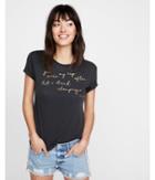 Express Womens Express One Eleven You Were My Cup Of Tea Graphic Tee