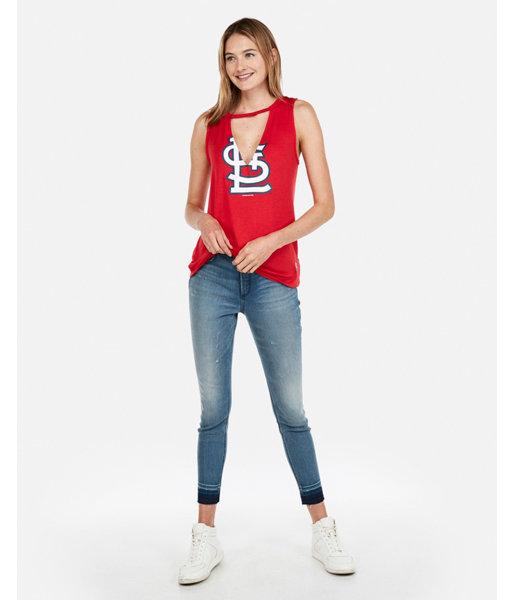 Express Womens St. Louis Cardinals Choker Tank