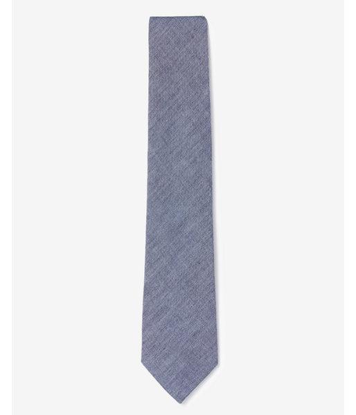 Express Chambray Narrow Cotton Tie