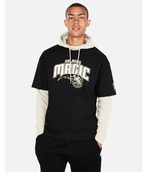 Express Mens Orlando Magic Nba Heavy Weight Foil Graphic Tee