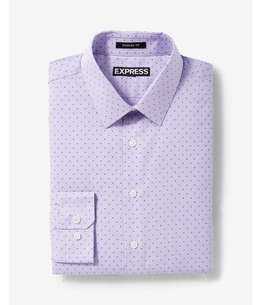 Express Modern Fit Dot Print Dress