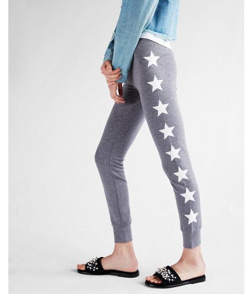 Express Womens Star Marled Stretch Terry