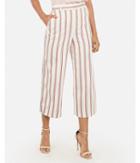 Express Womens Super High Waisted Striped Culottes