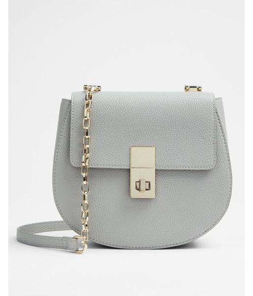 Express Womens Turnlock Cross Body Bag
