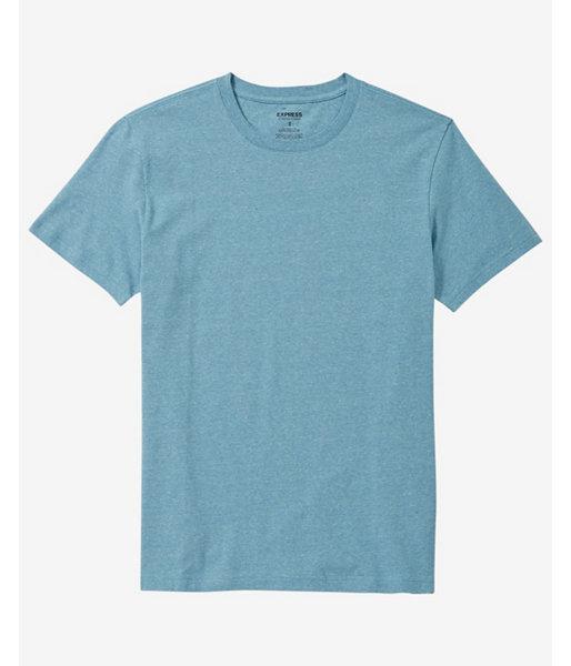 Express Mens Heathered Flex Stretch Cotton Crew Neck Tee