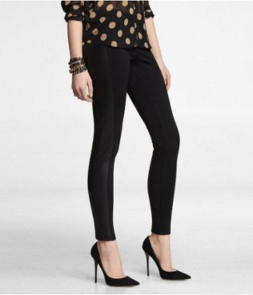 Express Womens Scuba Side Panel Legging