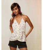 Express Womens Floral Twist Front Cami