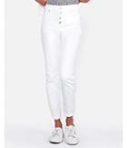 Express Womens Mid Rise Stretch Cropped White Denim