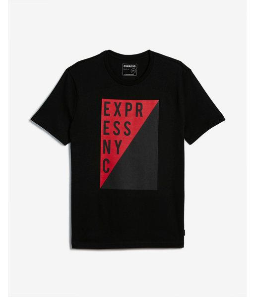 Express Mens Spliced Graphic Tee