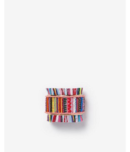 Express Womens Beaded Fringe Cuff