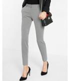 Express Womens Low Rise Printed Columnist Ankle Pant