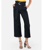 Express Womens Super High Waisted Paperbag Cropped Wide