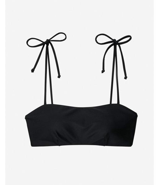 Express Womens Tie Strap Bandeau Bikini Top