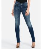 Express Womens Express Womens Mid Rise Medium Wash Extreme Stretch+ Skyscraper Jeans