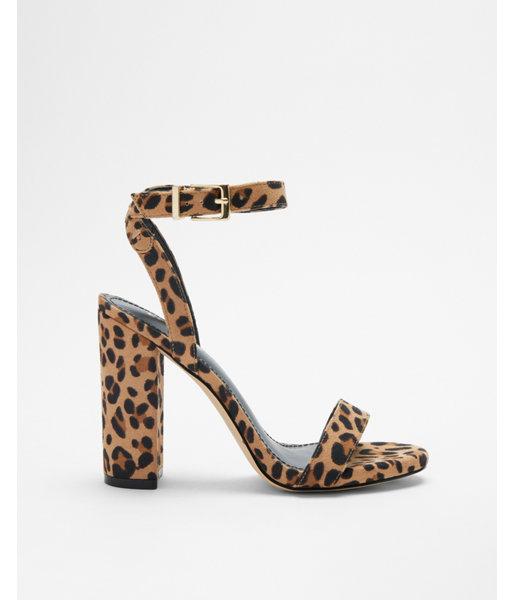 Express Womens Leopard Essex Heel