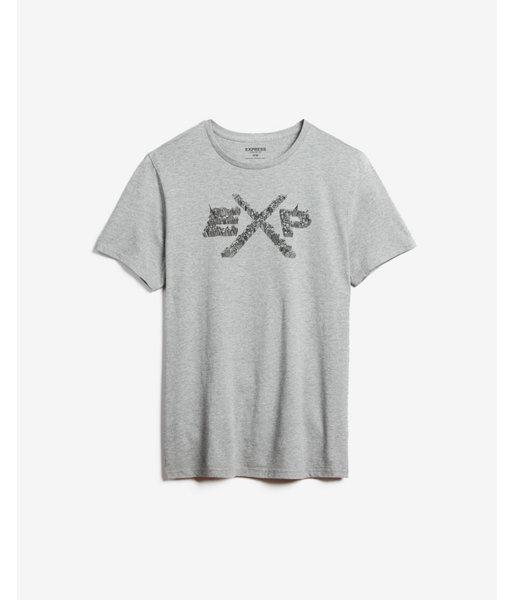 Express Mens Exp 3d Map Graphic Tee