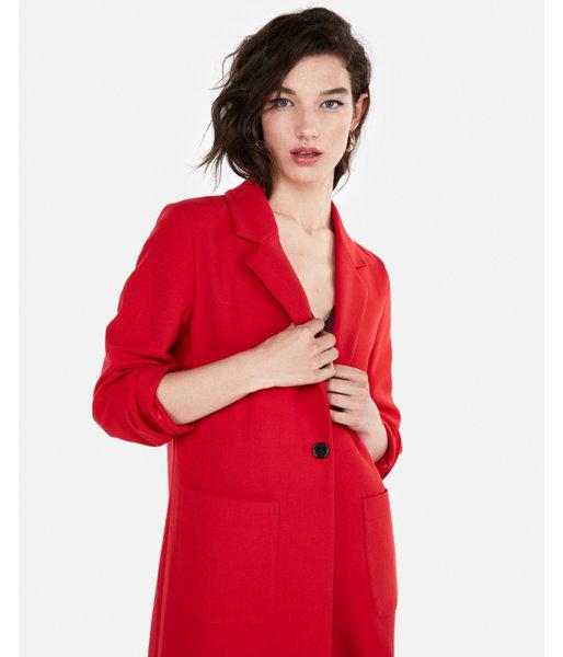 Express Womens Double Weave Coat