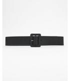 Express Womens Wide Covered Rectangle Buckle Belt