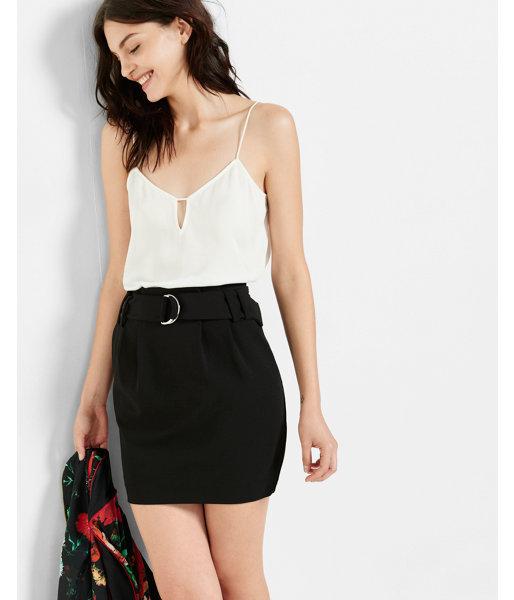 Express Womens Soft Twill Keyhole Cut-out Cami