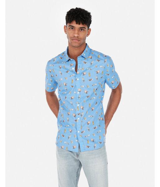 Express Mens Classic Cocktail Tiki Short