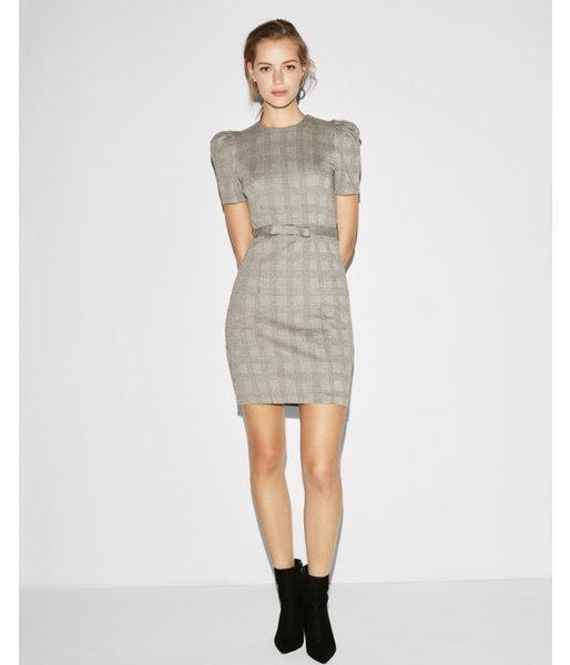 Express Womens Puff Shoulder  Dress