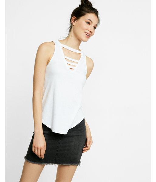 Express Strappy V-neck Tank