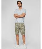 Express Mens Classic Fit 10 Inch Camo Stretch Cargo