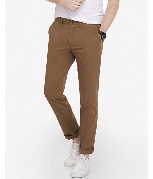 Express Mens Skinny Khaki Hayden Chino Pant