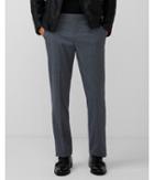 Express Mens Classic Light Blue Plaid Dress Pant