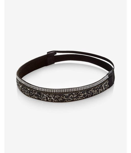 Express Womens Set Of Two Crystal Bead Headbands
