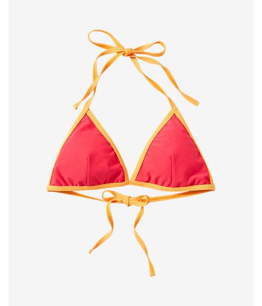 Express Womens Color Block Triangle Bikini