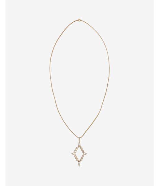 Express Womens Star Glacier Pendant Necklace