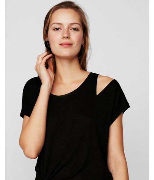 Express Womens Express One Eleven Sliced Dolman Tee