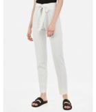 Express Womens High Waisted Pinstripe Paperbag Waist Ankle Pant