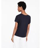 Express Womens Ribbed Tie Waist Tee