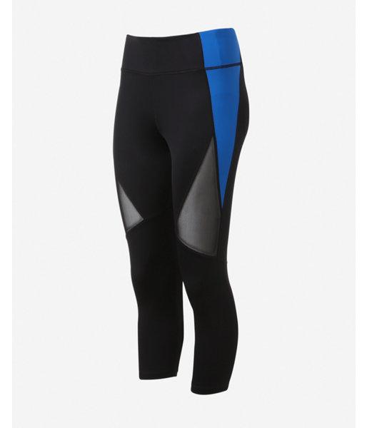 Express Exp Core Pieced Mesh Cropped