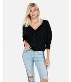 Express Womens Slouchy V-neck Cardigan