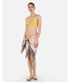 Express Womens Leopard Trim Floral Sarong