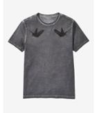 Express Mens Embroidered Birds Graphic T-shirt