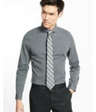 Express Mens Slim Fit Stretch Gray Wash Denim Dress