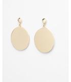 Express Womens Solid Circle Post Drop Earrings