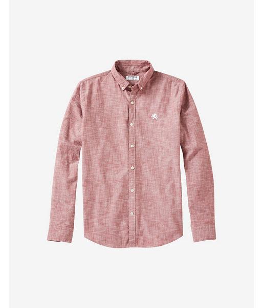 Express Mens Small Lion Button Down
