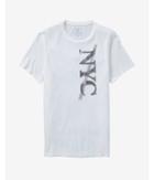 Express Mens Ivory Nyc Graphic T-shirt
