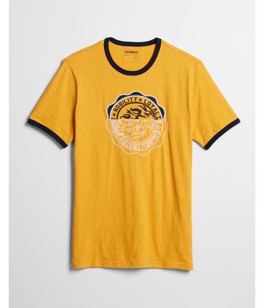 Express Mens Knit Seal Graphic Tee