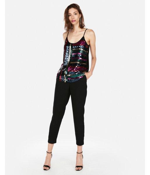 Express Womens Sequin Multi-strap Cami