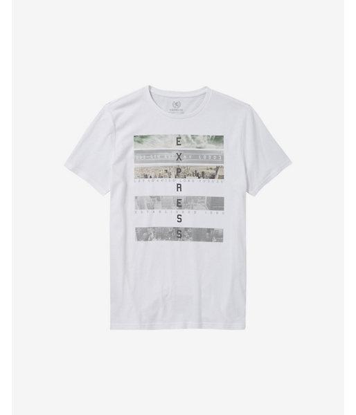 Express Mens City Stack Express Graphic T-shirt