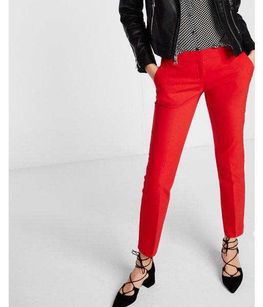 Express Womens Low Rise New Waistband Columnist Ankle Pant
